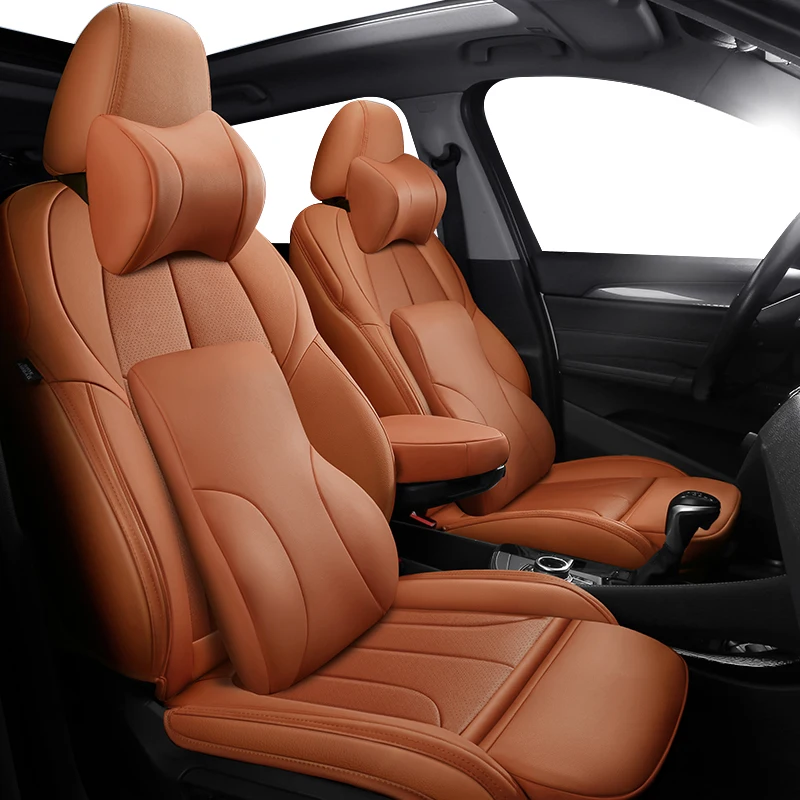 

Black leather High quality Car seat covers For peugeot 206 207 308 307 407 2008 partner 301 508 sw 208 5008 2020 rcz accessories