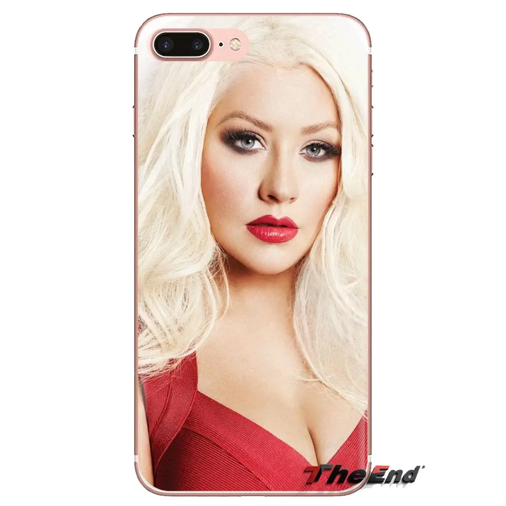 Чехол для мобильного телефона Xiao mi 6 A1 Max x 2 5X 6X Red Note 5 5A 4X 4A A4 4 3 Plus Pro Christina Aguilera Lips