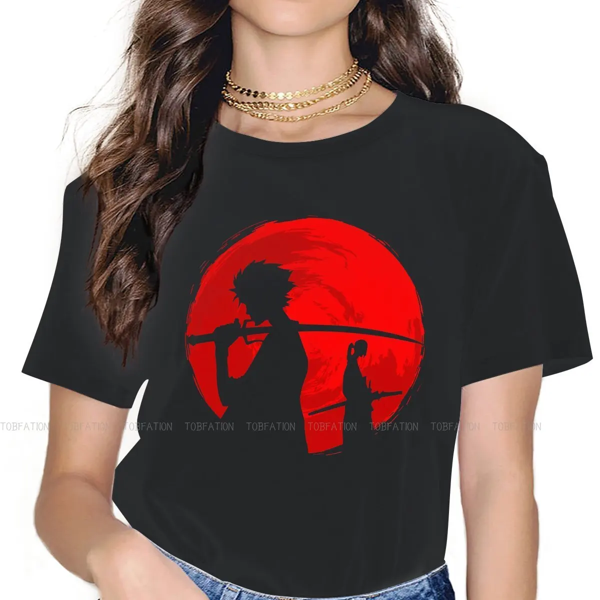 

Samurai Sunset Special TShirt for Girl Samurai Champloo Manglobe Mugen Jin Fuu Anime 5XL Hip Hop Gift Clothes T Shirt Hot Sale