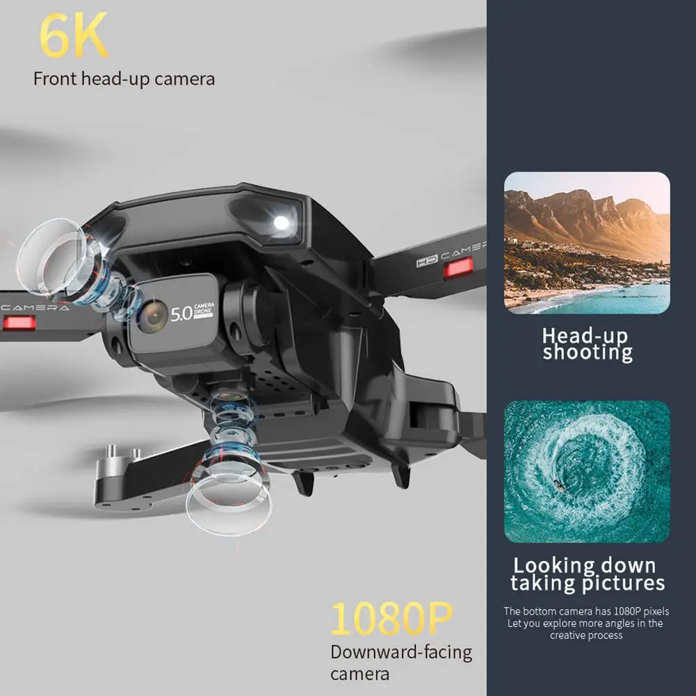 Для дрона HJ188 с камерой 6K GPS профессиональная HD Запись 1080P 5G FPV Бесщеточный