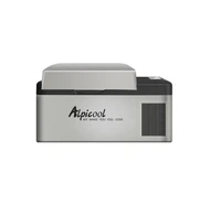 alpicool compressor car home 2use 20l household small refrigerator travel outdoor mini car refrigerator fast freezing