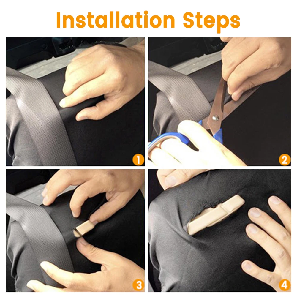 Чехлы для автомобильных сидений с вышивкой Odomy подходят большинства автомобилей