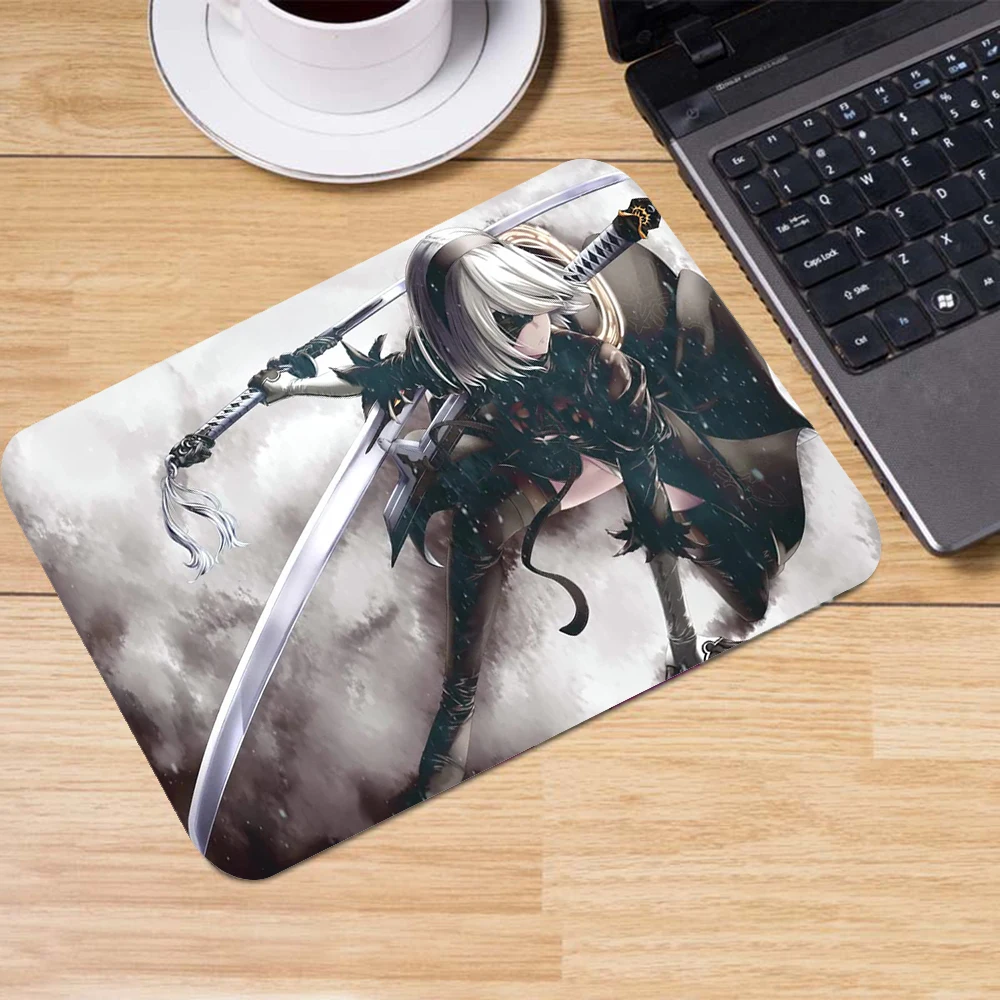 Небольшой коврик для мыши NieR с анимацией Automata 2B A2 YoRHa милый Настольный игры