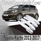 Стикеры хромированные для Toyota Ractis Verso-S Space Verso Subaru Trezia, 2011  2017