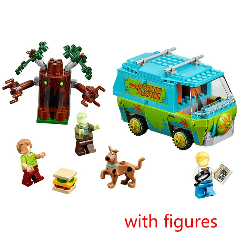 10430 Scooby Doo Mystery Mansion Строительные кирпичи развивающие игрушки для детей Совместимые фигурки 75904 модель игрушки подарок - Цвет: 10430