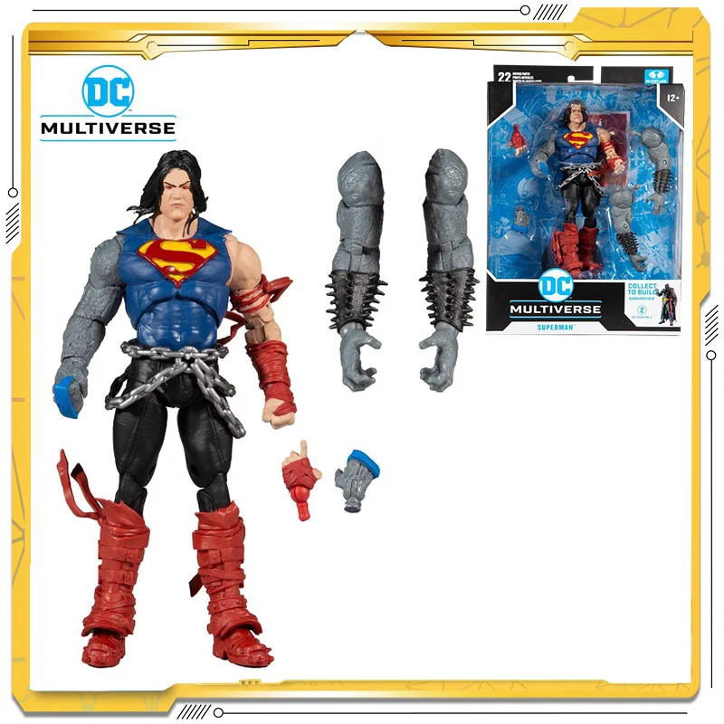 

7inch Mcfarlane DC Superman Model Toy Action Figures Toys For Children Gift