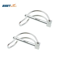 2x stainless steel 316 quick lock release trailer towing coupler safety pin bicycle stroller cargo stage leg hitch hook clip