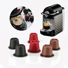 Кофейные капсулы для Nespresso, многоразовые кофейные фильтры, аксессуары для кофе с дриппером, получите 1 ложку, 1 щетку