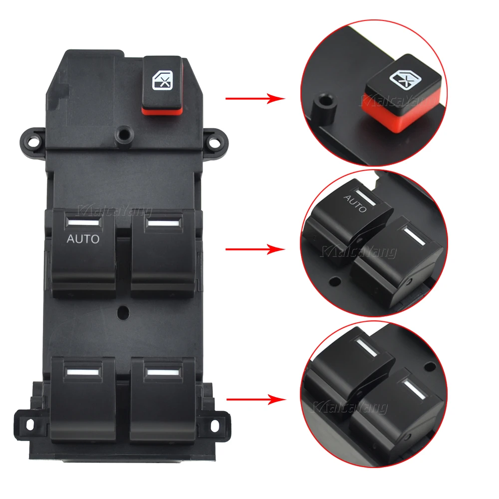 

1Pieces New Electric Master Power Window Switch For Honda Fit City 2009 2010 2011 2012 2013 2014 35750-TM0-F01 35750TM0F01