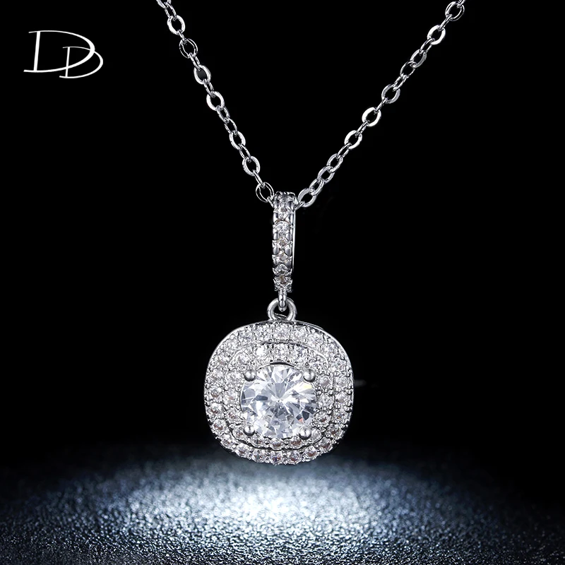 DODO классическое квадратное дизайнерское ожерелье с кулоном для женщин AAA