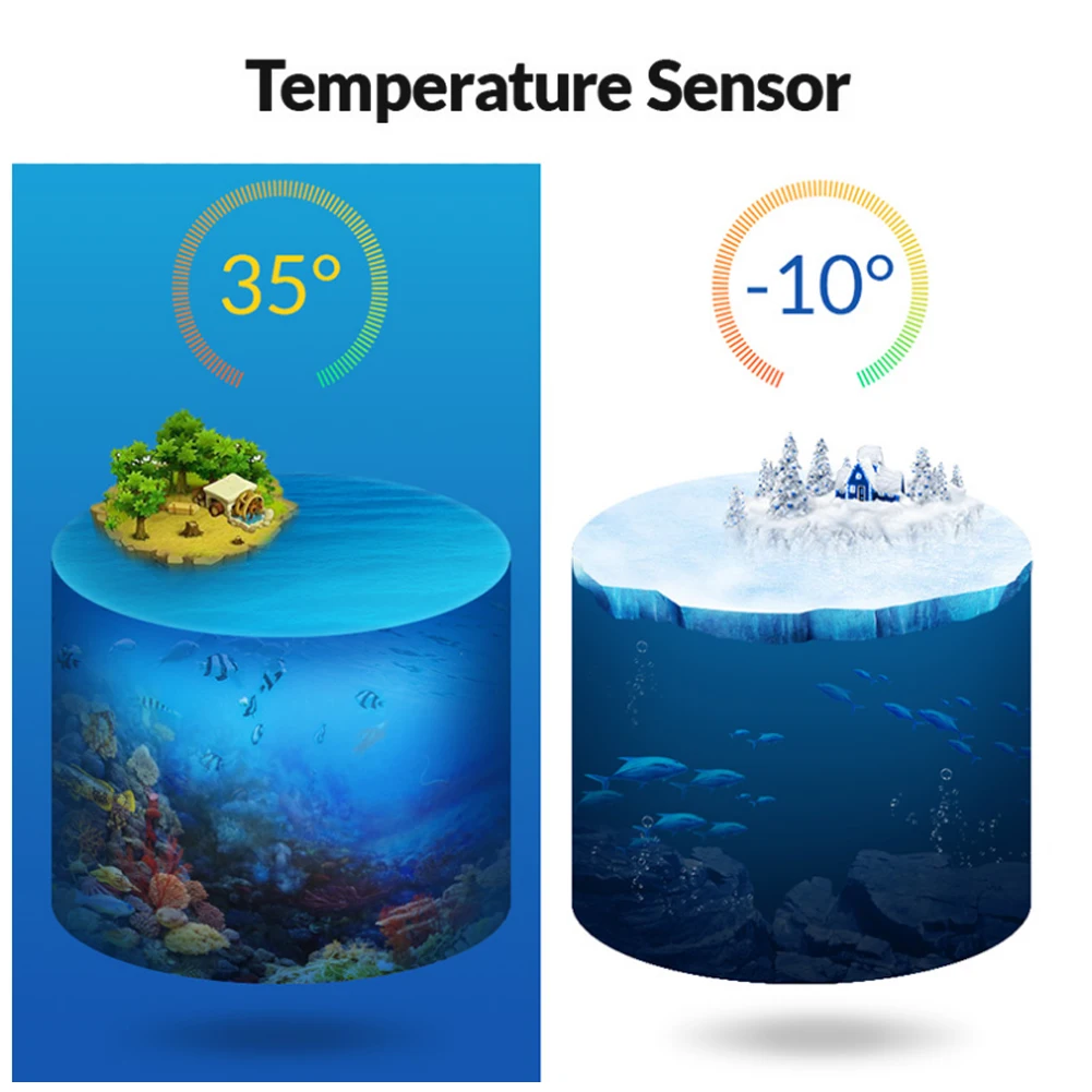 Новый эхолот для подледной рыбалки рыболокатор беспроводной глубина 0 8 90 м