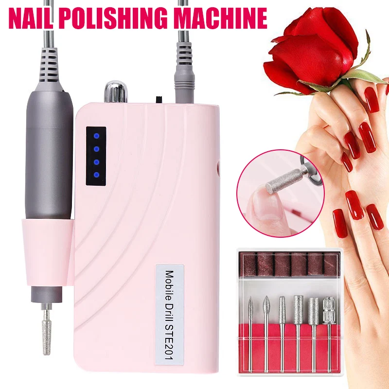 Nail Polishing Machine Electric Drill Rechargeable Pen Style ManicureTools FM88 | Красота и здоровье
