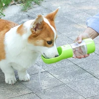 multifunctional pet accompanying cup portable 3 in 1dog food water bowl outdoor travel water bottle outdoor pet dog drinking cup