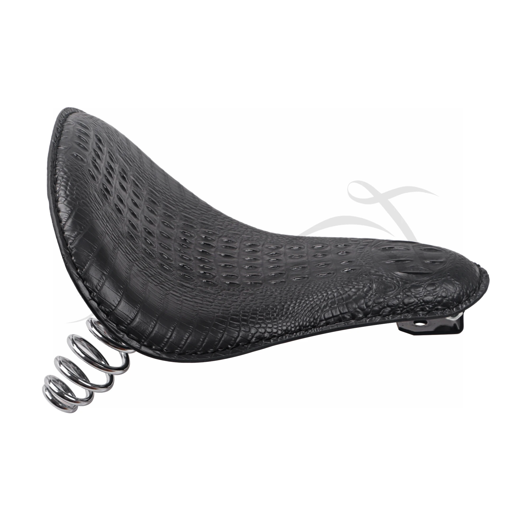 Мотоциклетное черное соло сиденье в стиле ретро + пружинный поворотный кронштейн