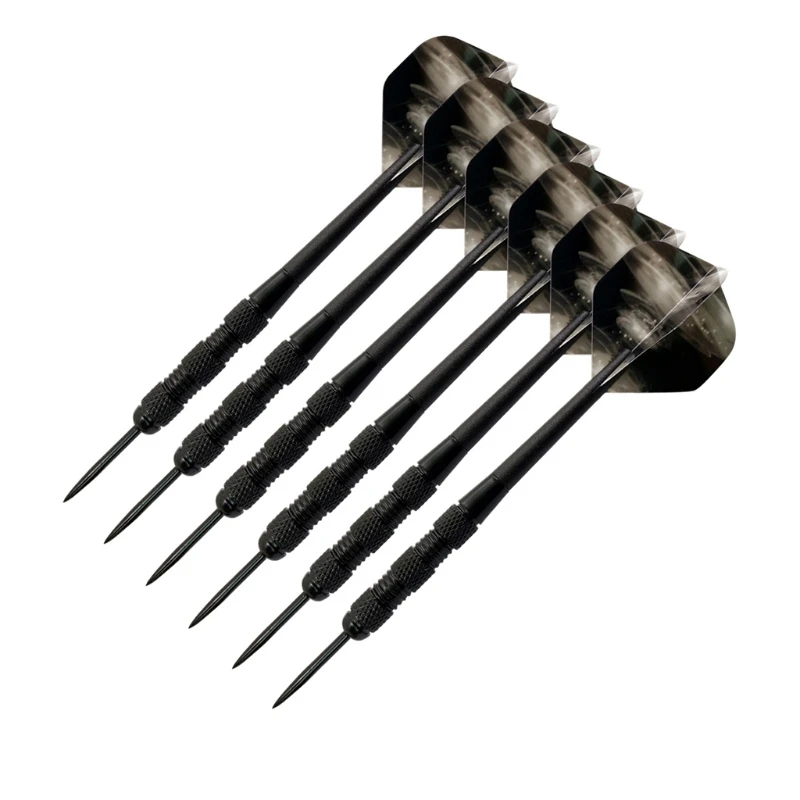 

12pcs Professional Darts Steel Tips Nylon Shafts Flight for Electronic Dartboard N0HA