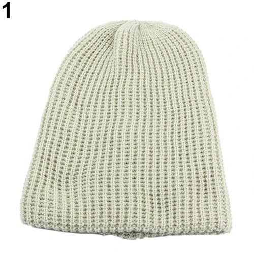 Мужская зимняя вязаная мешковатая шапка новинка Повседневная теплая Keeper крючком