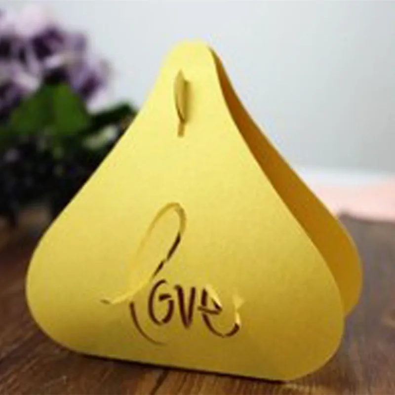 

50p Laser Hollow Packaging Box Rose Flower Box Holiday Chocolate Window Flower Candy Box Birthday Wedding Decoration 5Z