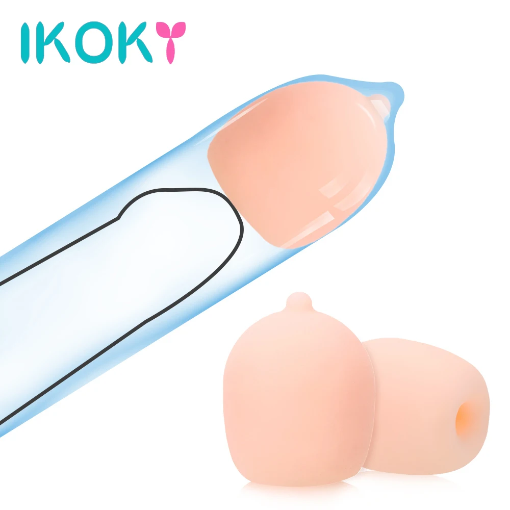 Фото Удлинитель для пениса IKOKY 1/2 шт. многоразовый презерватив - купить
