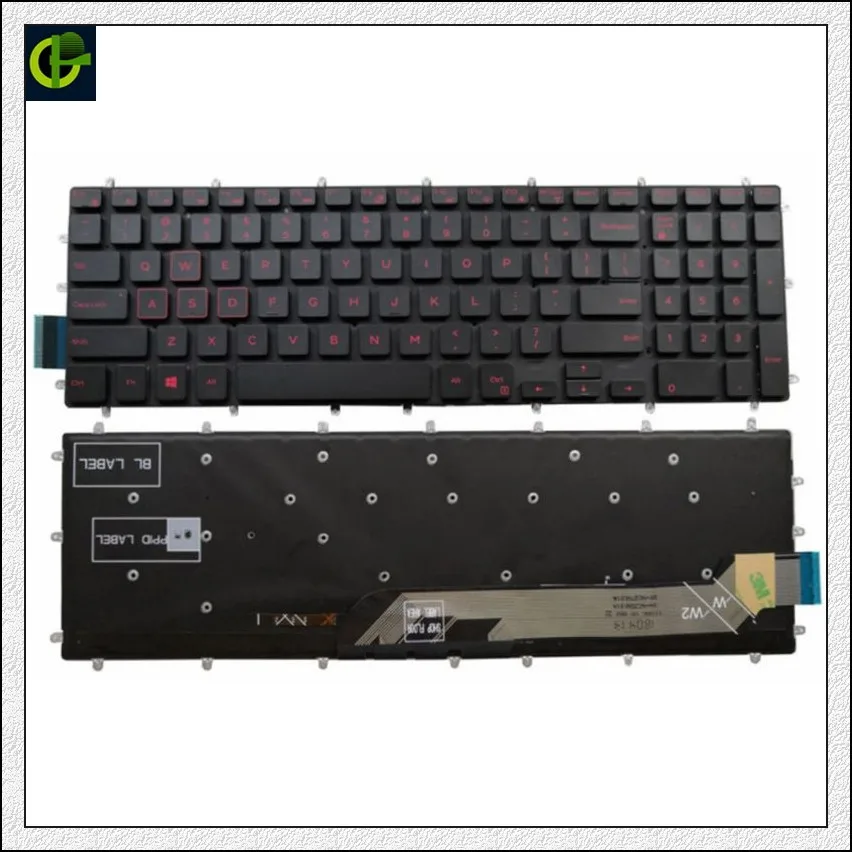 Английская клавиатура с подсветкой для Dell G5 15 5587 5590 G7 7588 7790 игровая ноутбука