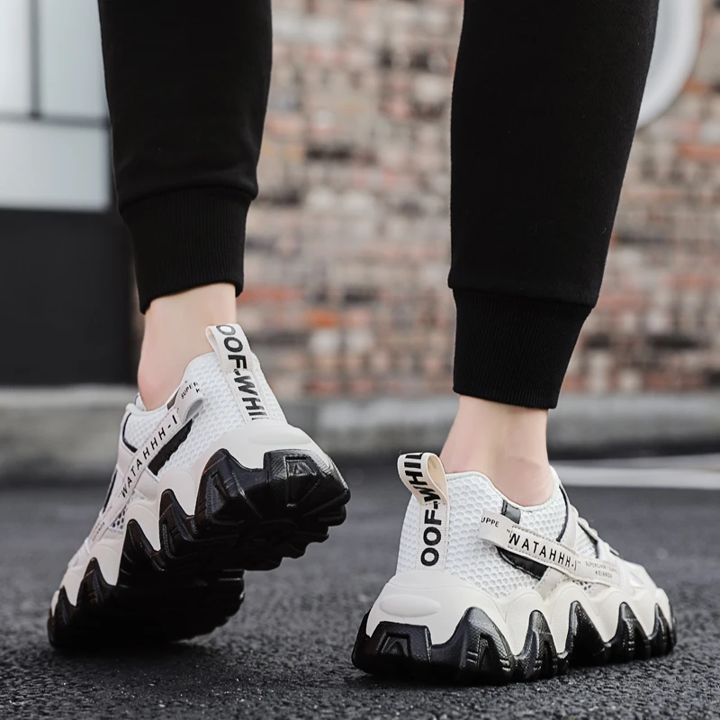 

Clunky Sneaker Classic Unisex Fashion Mesh Breathable Men's Casual Shoes Outdoor Walking Jogging Shoes