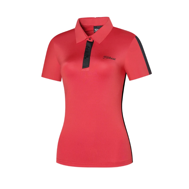 

New golf short sleeve women's quick dry and breathable polo shirt slim top in spring and summer of 2021