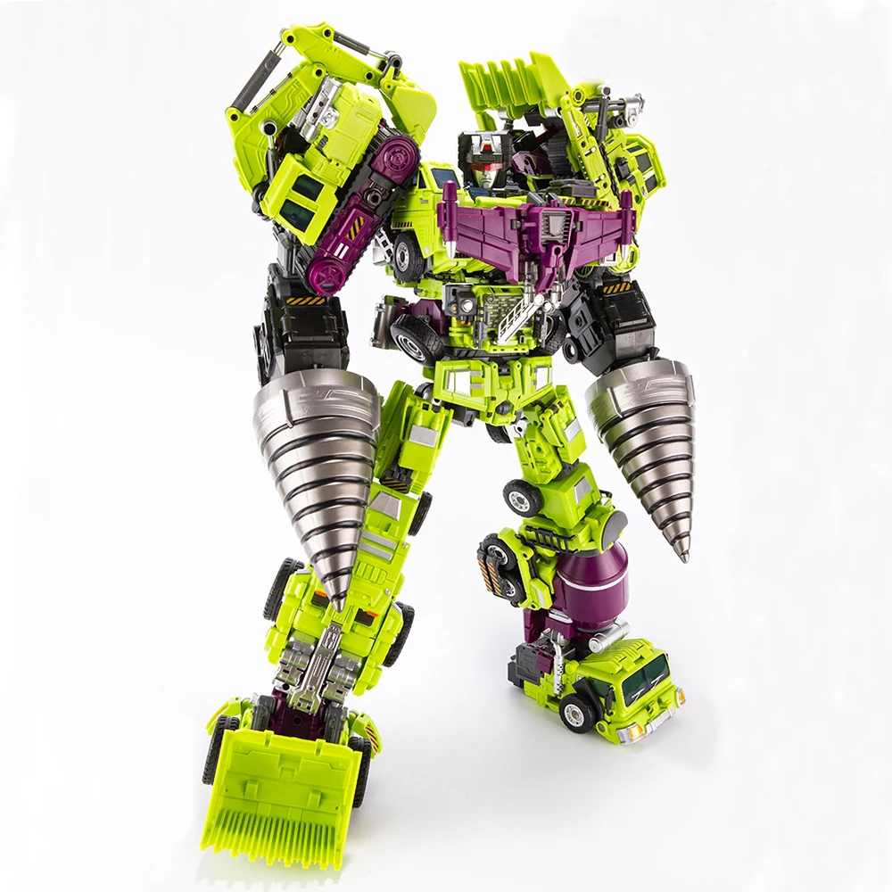 Transformers G1 lot 6in1 Devastator IDW Action Figure Engineering Car Robot Toys 
