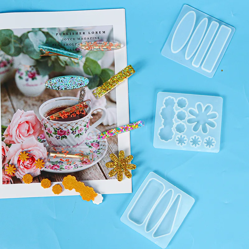 Girl Hair Clip UV Resin Mold for DIY Handmade Pin Jewelry Accessories Tools Molds | Украшения и аксессуары