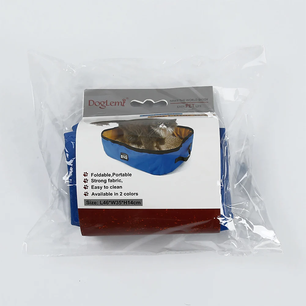 Складной ящик для кошачьих туалетов портативный наполнитель туалета домашних