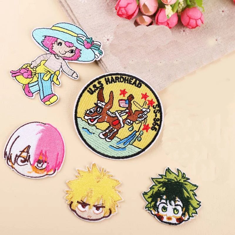 PGY горячая Распродажа Мультяшные нашивки мышь фильм звезды патчи железные одежда