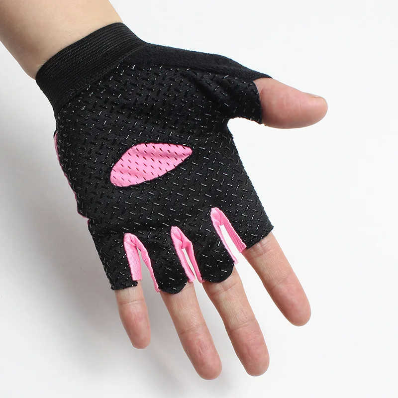 Летние спортивные перчатки для фитнеса женщин тренажерного зала бодибилдинга