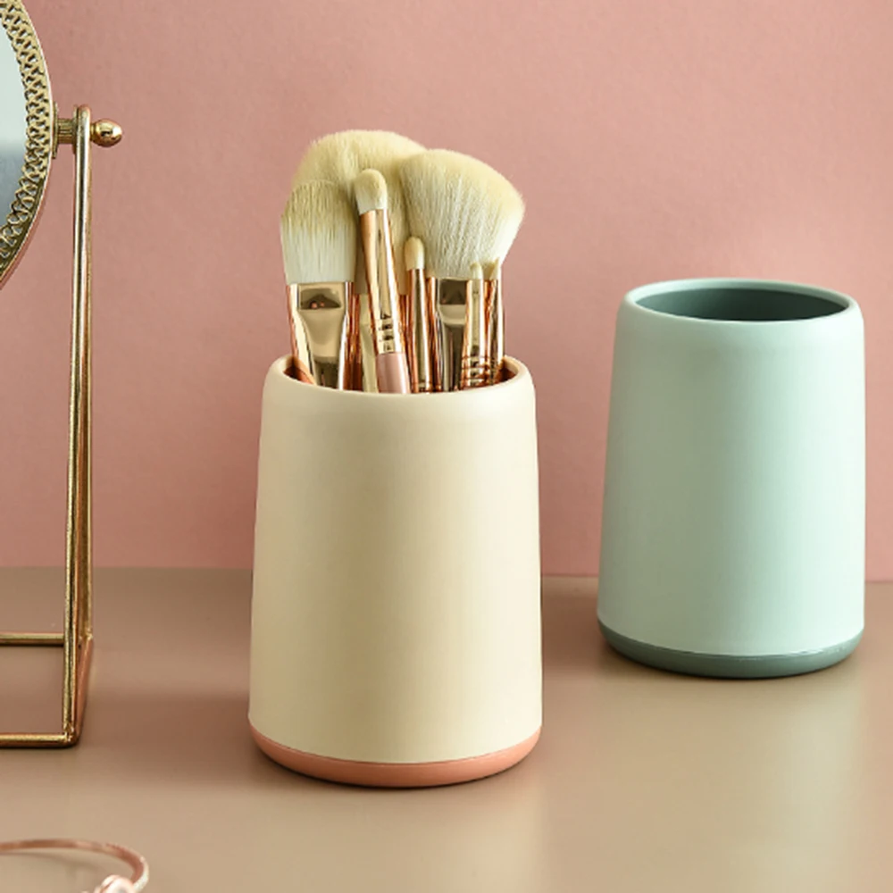 

1Pcs Make-up Brush Storage Box Table Organizer Make Up Tools Stationery Storage Nail Polish Cosmetic desktop Holder Box