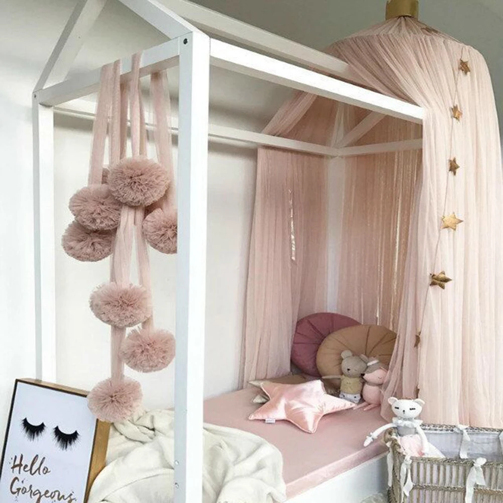 Украшение для детской комнаты гирлянда марлевые шарики свадьбы или вечерние