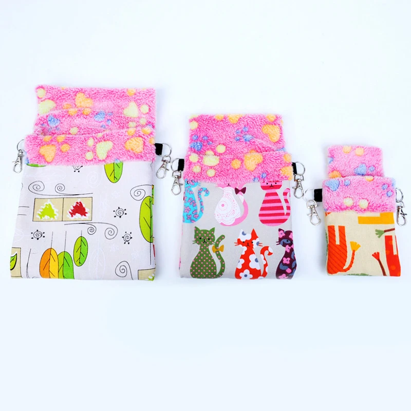 1 шт. 3 размера мультяшный зимний теплый короткий плюшевый гамак для хомяка