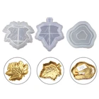 Силиконовая форма с кленовыми листьями, асимметричная круглая форма для отлива пепельницы, поднос для ювелирных изделий, инструменты