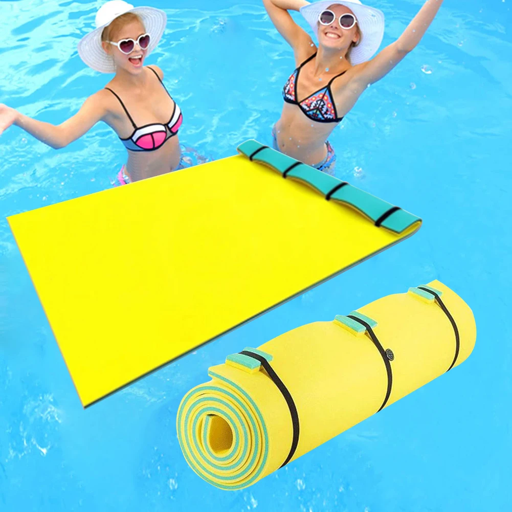 

Pool Float Mat Water Floating XPE Foam Pad River Swim Pool Blanket Game Mattress Sunbath Beach Lounger Cushion