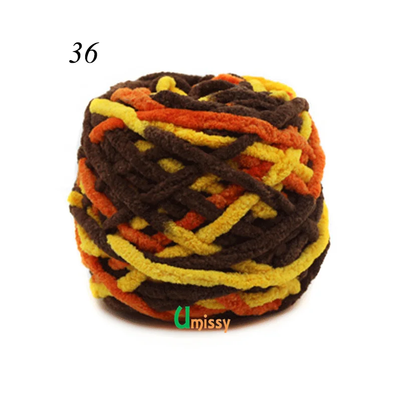 36 4pcs 4 шт красочные толстые пряжи для вязания красивая шляпа шарф свитер обувь гигантская шерсть кашемировое одеяло пряжа - Цвет: 36 4pcs