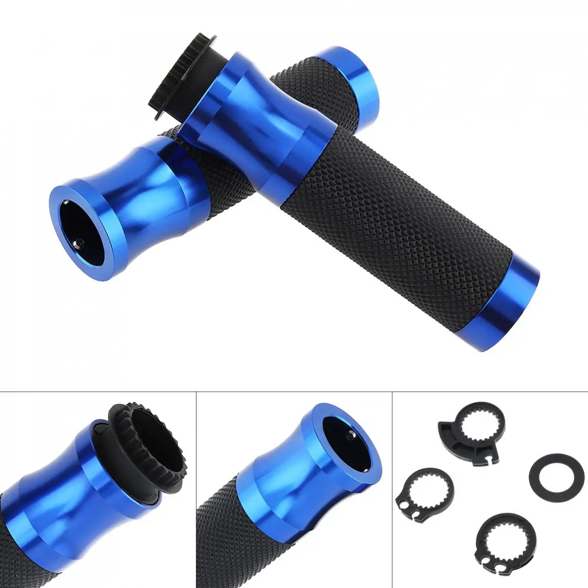 Универсальная алюминиевая пластиковая крышка для Руля Мотоцикла 2 шт. со