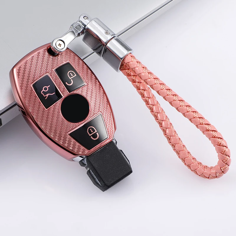 

Чехол для автомобильного ключа для Mercedes Benz A B C E GL S GLA GLK CLS Class AMG W204 W205 W212 W463 W176