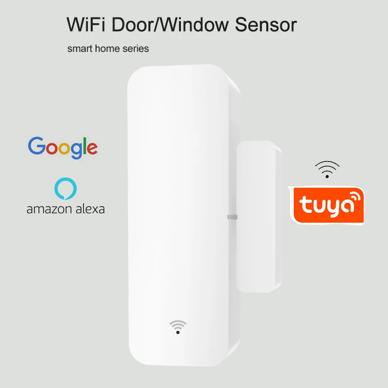 Tuya smartlife WIFI двери/окна открытые/Закрытые детекторы Wifi уведомления оповещения