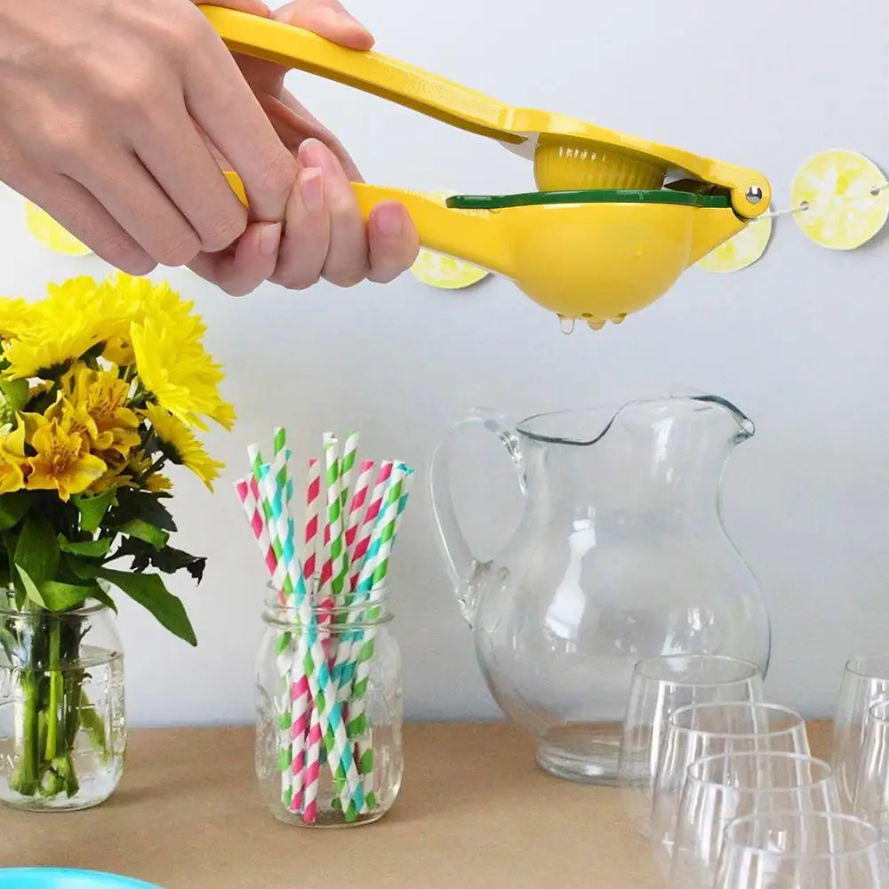 2 in 1 Metal Lemon Lime Squeezer Juice Clip Kitchen Utensils Gadgets Manual Citrus Press Juicer Products Accessories | Дом и сад