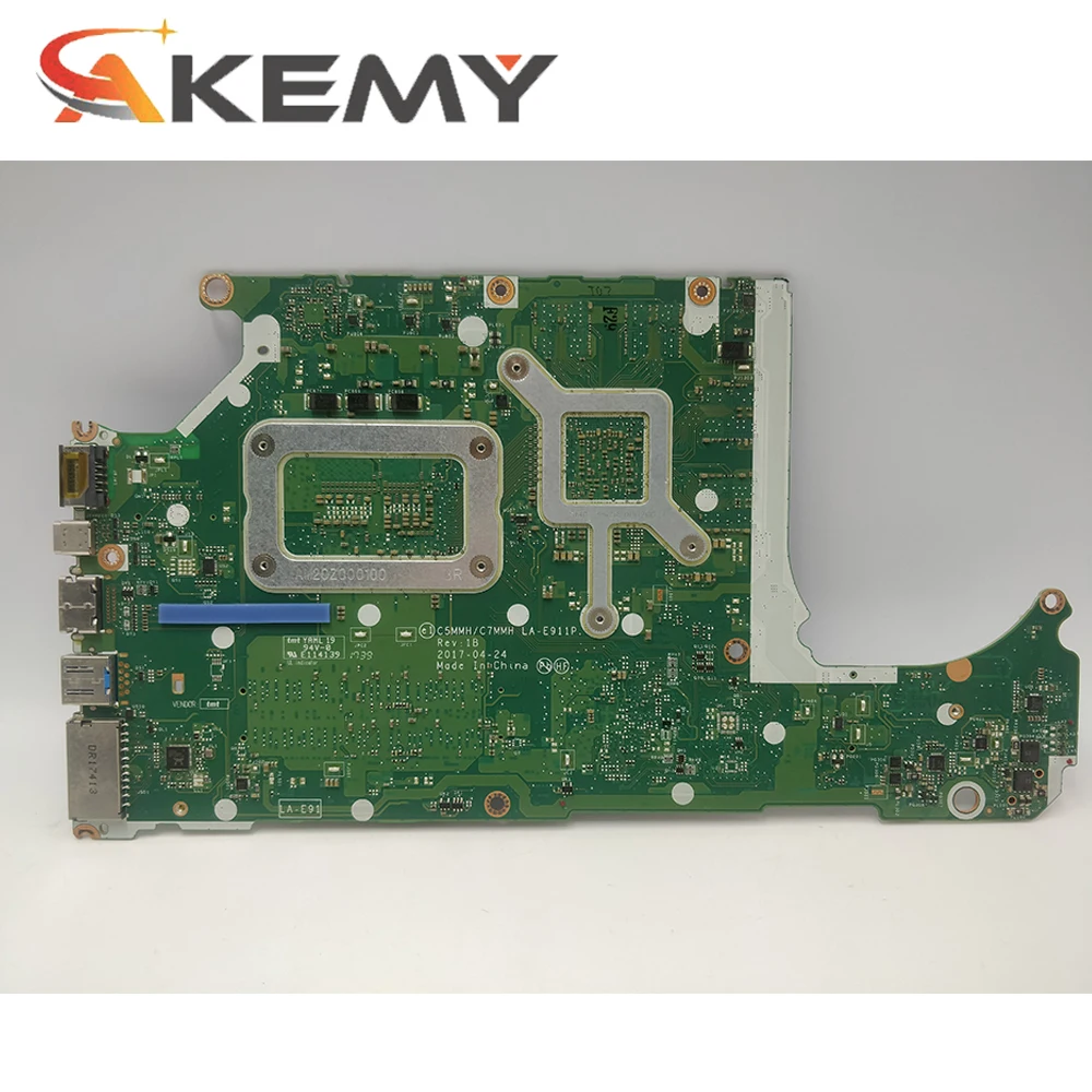Billig LA-E911P Für ACER AN515-51Motherboard AN517-71G C5MMH/C7MMH LA-E911P MBQ2Q11002 CPU I7-7700HQ GTX1050ti DDR4 100% Test Mainboard