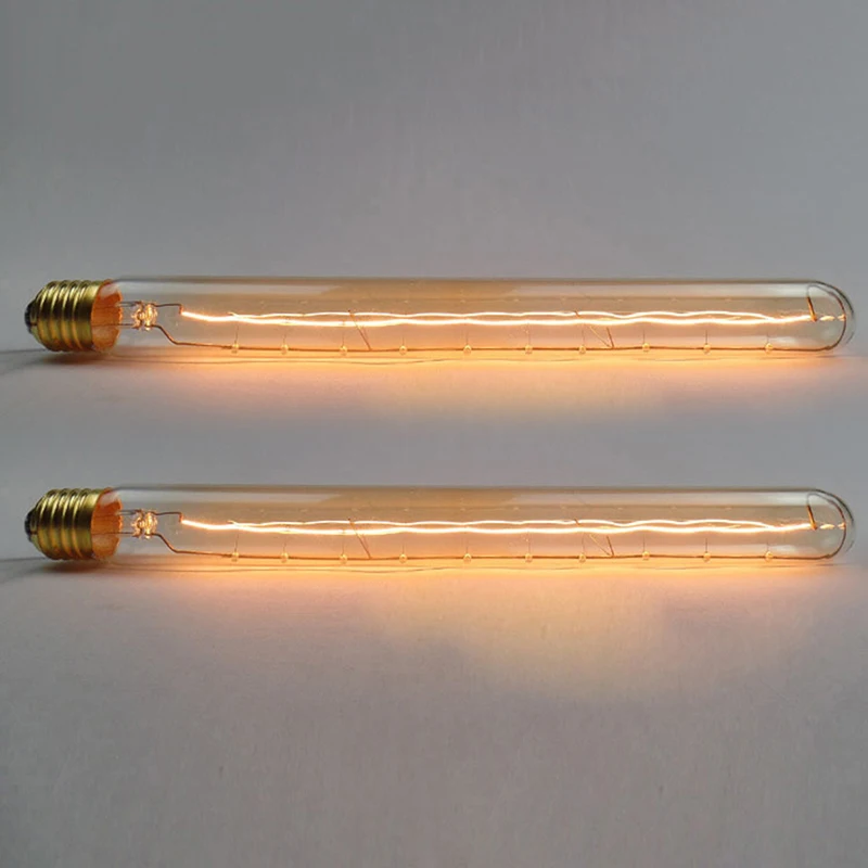 

Incandescent Ampoule Bulbs Vintage Edison Lamp Retro Edison Light Bulb E27 220-240V 40W T300 Filament For Cafes Room Lighting