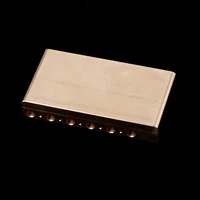 brass guitar tremolo block for electric guitar bass replaces accessory