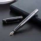 Перьевая ручка с посеребренным покрытием, 0,5 мм, деловой подарочный набор на каждый день, подпись в офисе ручка, офисные принадлежности