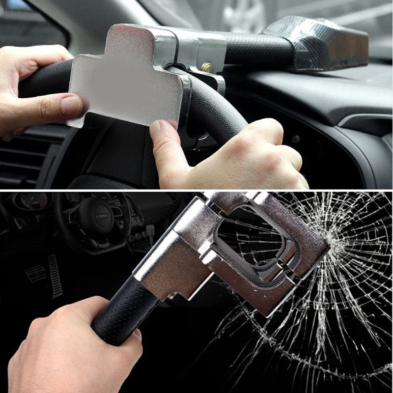 Универсальный автомобильный Противоугонный замок на рулевое колесо с ключами