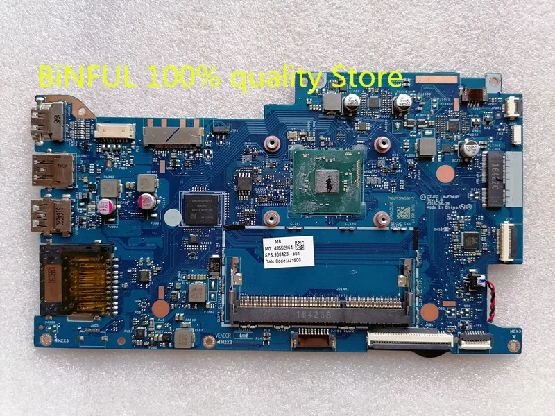 Материнская плата для ноутбука hp x360 11 ab aa N3060 908423 601 501 001 CIU10 LA E341P материнская
