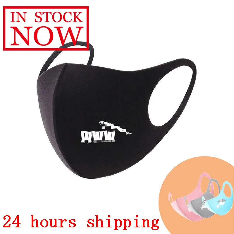 

Print Washable Earloop Face Breathing Mask Unisex Cycling Anti Dust Environmental Mouth Mask Respirator Fashion Black Mask