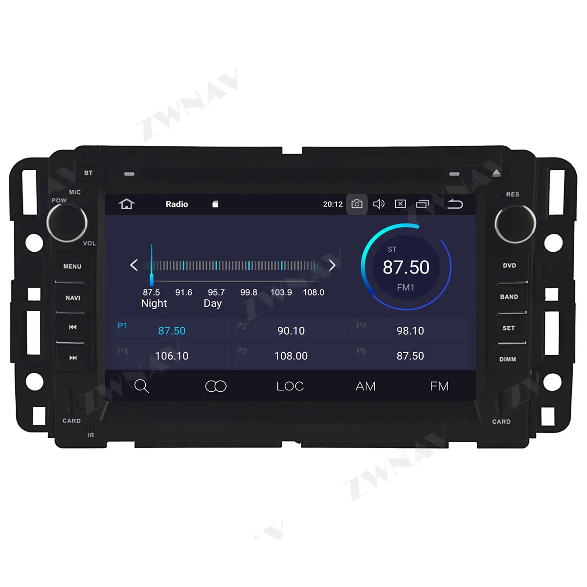 IPS Android 9. 0 4 + 64 автомобильный dvd-плеер с экраном GPS Navi для GMC Yukon Tahoe 10 0-2007