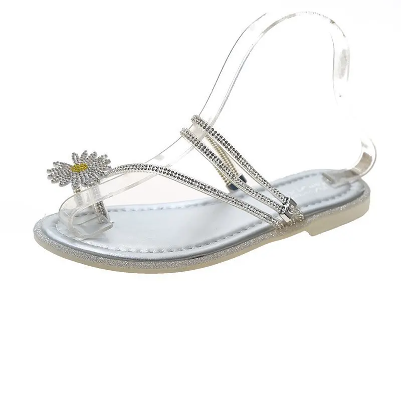 

Daisy Sandals For Women Fashion Sandals 2021 Women Flat Open Toe Jelly Shoes Flats Sandals Ladies Females Sandalias Mujer New 40