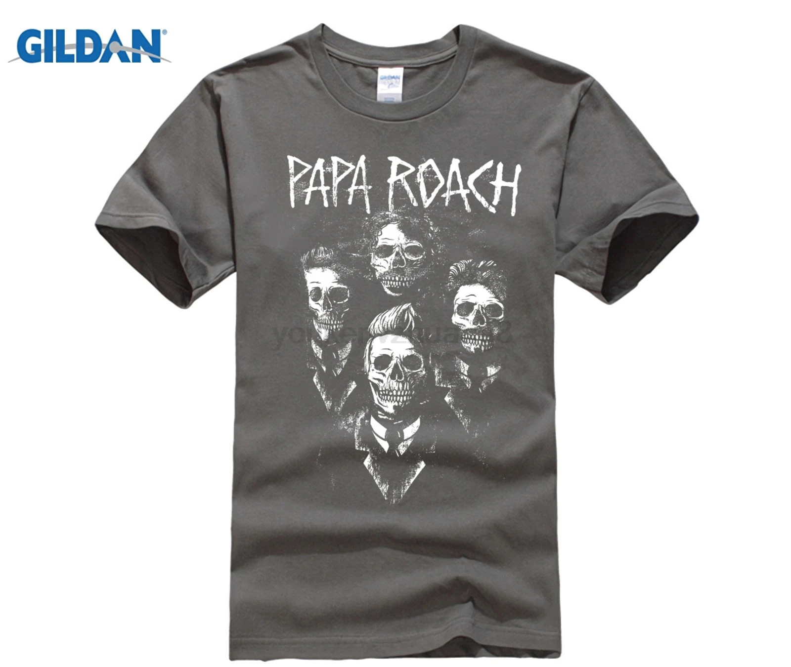 Горячие предложения Аутентичные Papa Roach группа портрет облегающая футболка S M L XL
